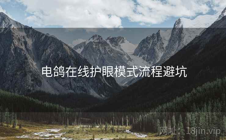 电鸽在线护眼模式流程避坑