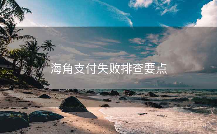 海角支付失败排查要点